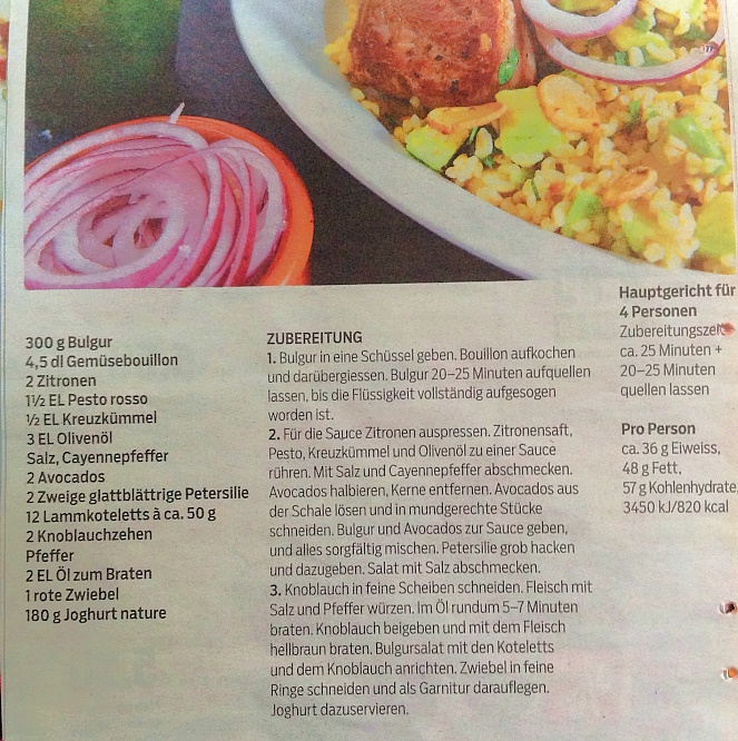 BULGUR MIT AVOCADO
